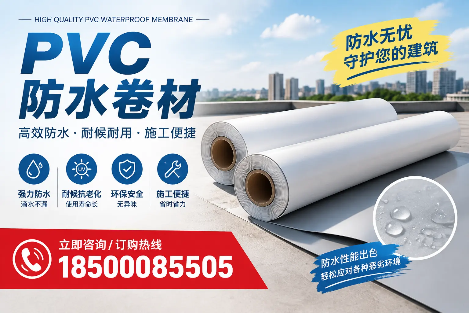 如何正确储存PVC防水卷材?许昌用户的实用建议